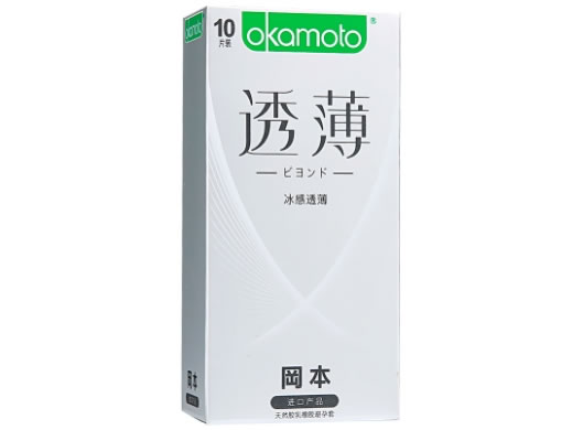冈本Natural rubber latex condom招商代理 10只 冰感透薄