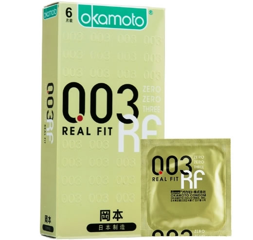 冈本OK安全套0.03贴身超薄招商代理 6只 日本