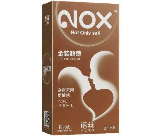 诺丝避孕套招商代理 8只装 平面型(金装超薄) 马来西亚