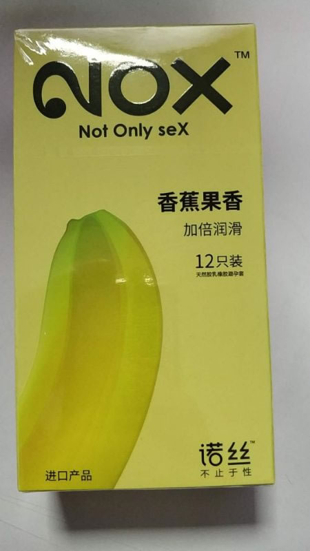 诺丝避孕套(温莎香蕉味)招商代理 12枚 马来西亚康乐工业