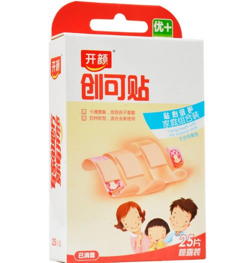 开颜创可贴招商代理 家庭组合装 25片