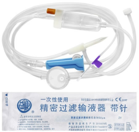 益康一次性使用精密过滤输液器 带针招商代理 