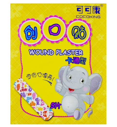 可可康创口贴招商代理 卡通型 5片