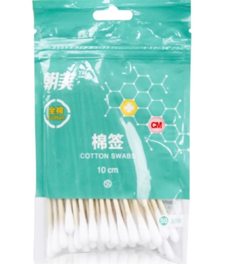 朝美棉签招商代理 10cm*50支 朝美