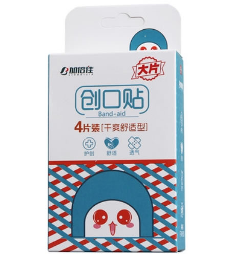 加倍佳创口贴招商代理 4片 干爽舒适型