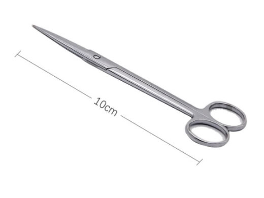 手术剪招商代理 直尖头 10cm 长新手术器械厂