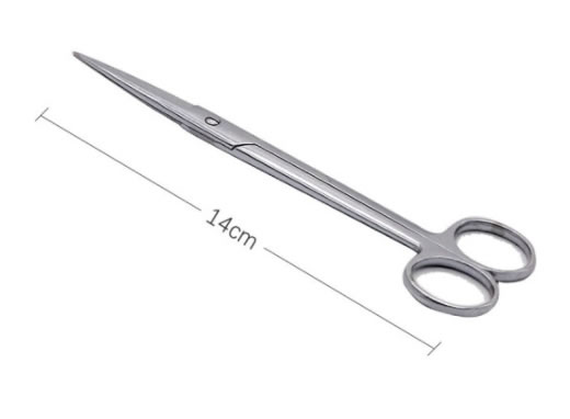手术剪招商代理 直尖头 14cm 长新