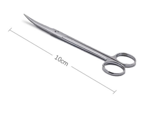 手术剪招商代理 弯尖头 10cm 长新手术器械厂