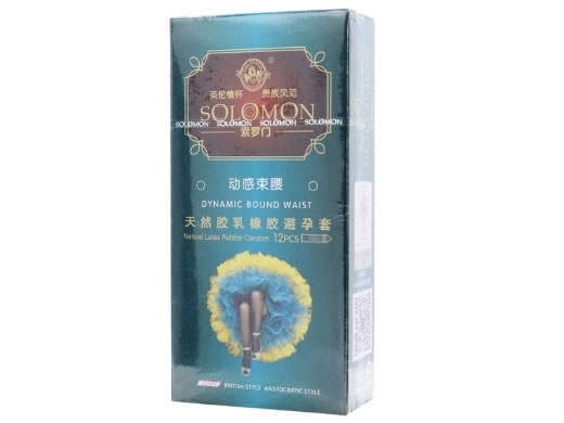 索罗门天然胶乳橡胶避孕套招商代理 12只