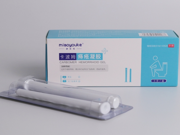 妙优可卡波姆痔疮凝胶招商代理 3支 妙优可