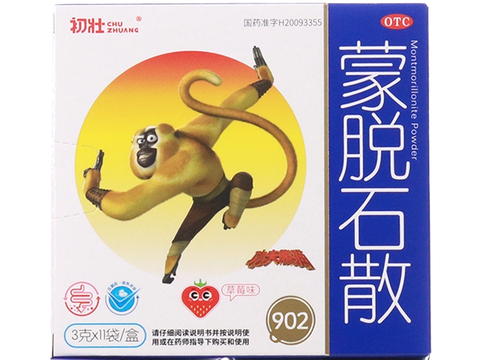 初壮蒙脱石散招商代理 11袋 华纳大药厂