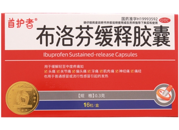 首护者布洛芬缓释胶囊招商代理 16粒
