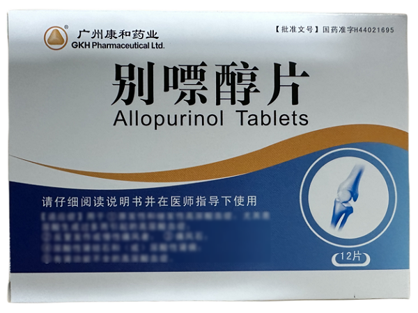 广州康和药业别嘌醇片招商代理 12片 广州康和药业