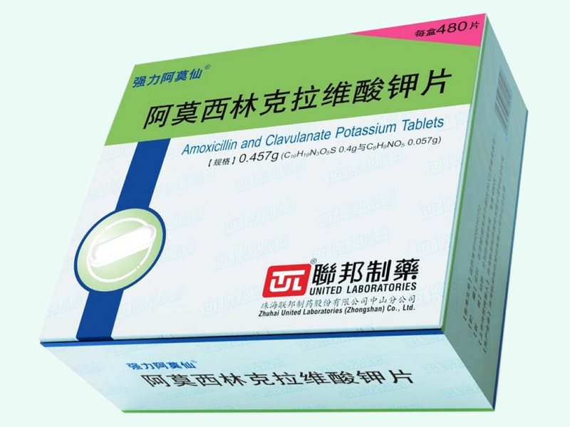 强力阿莫仙/联邦制药阿莫西林克拉维酸钾片招商代理 0.457g*480片