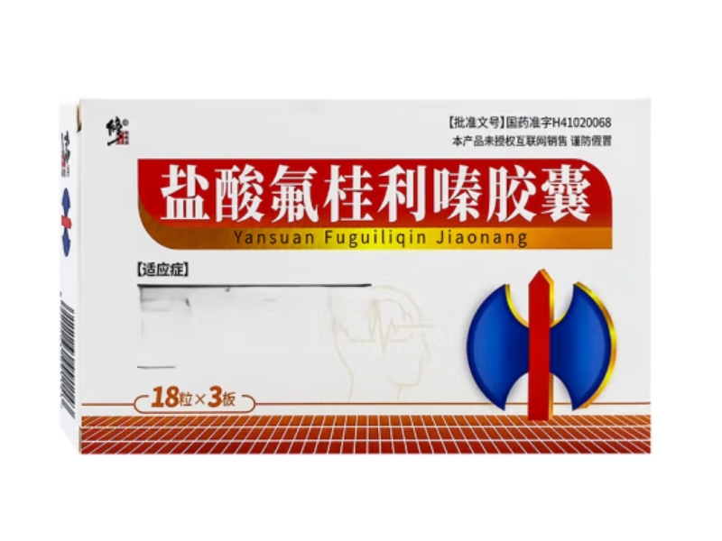 修正盐酸氟桂利嗪胶囊招商代理 54粒 瑞康