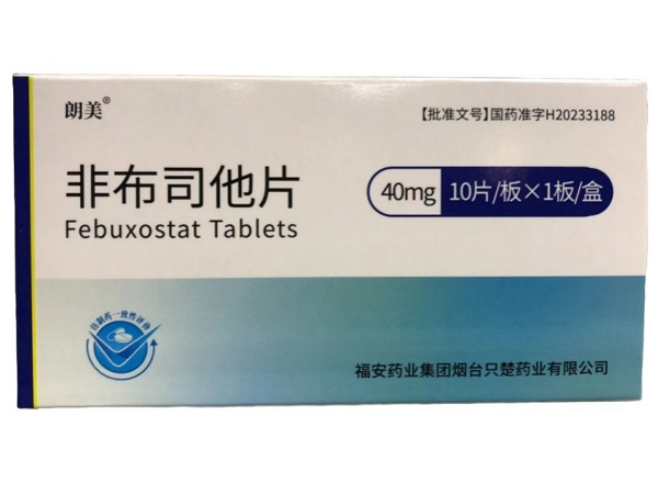 郎美非布司他片招商代理 40mg*10片 福安药业