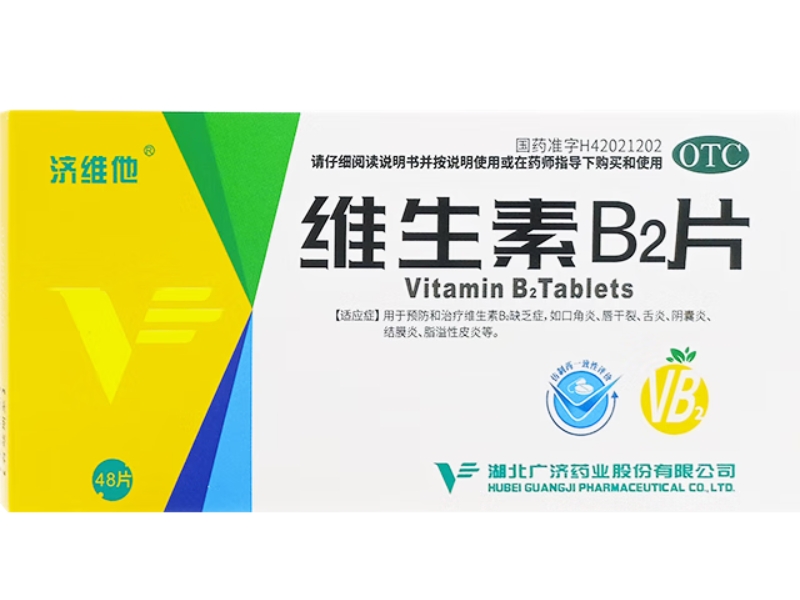 济维他维生素B2片招商代理 济维他 48片