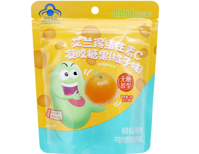 艾兰得®维生素C凝胶糖果(橙子味)招商代理 