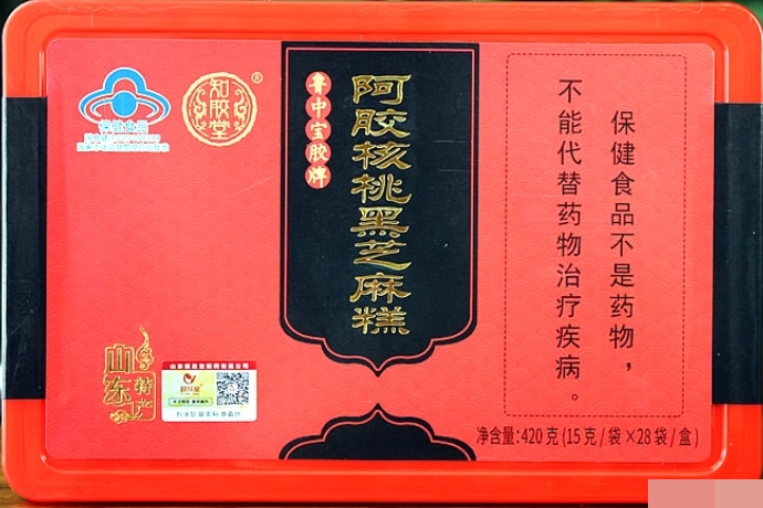 知胶堂鲁中宝胶牌阿胶核桃黑芝麻糕招商代理 28袋 知胶堂