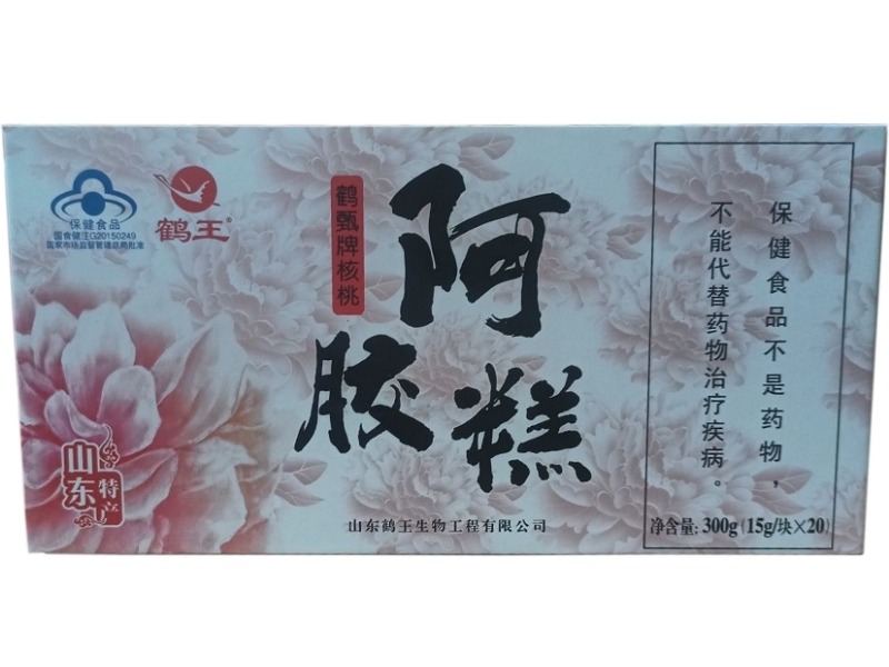 鹤王鹤甄牌核桃阿胶糕招商代理 300g