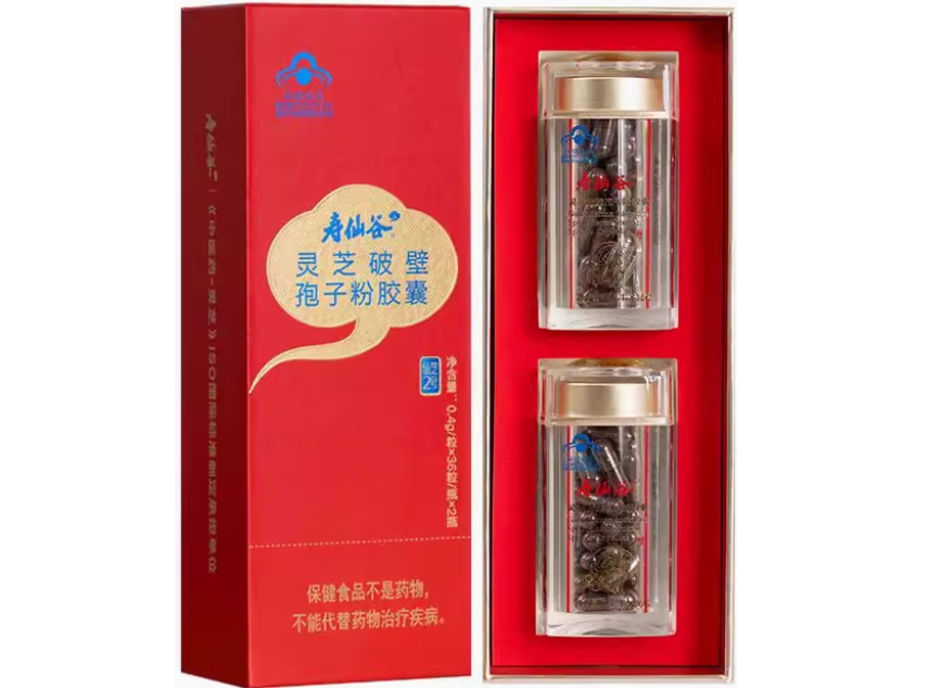 寿仙谷牌灵芝破壁孢子粉胶囊