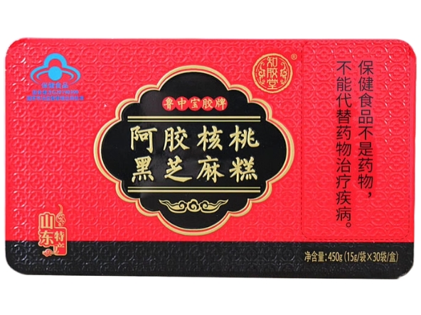 知胶堂鲁中宝胶牌阿胶核桃黑芝麻糕招商代理 30袋