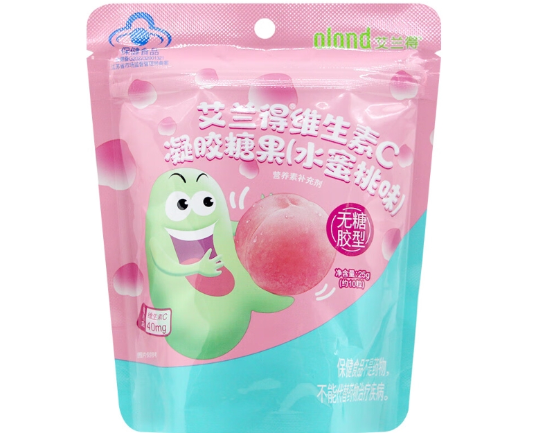 艾兰得®维生素C凝胶糖果(水蜜桃味)招商代理 