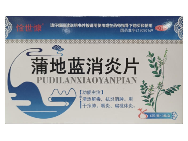 惍世慷蒲地蓝消炎片招商代理 45片