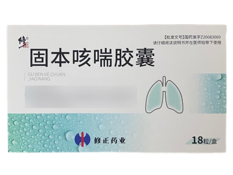 修正/修正药业固本咳喘胶囊招商代理 18粒