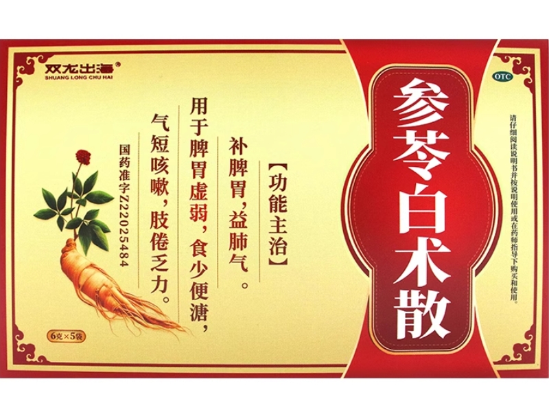 双龙出海参苓白术散招商代理 5袋