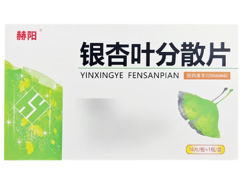 赫阳银杏叶分散片招商代理 16片