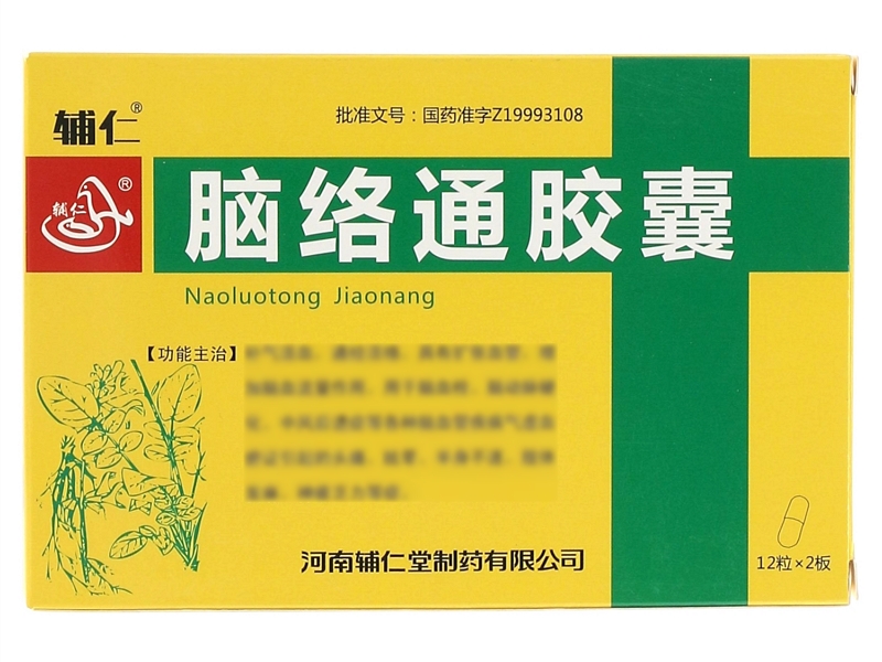 辅仁脑络通胶囊招商代理 24粒