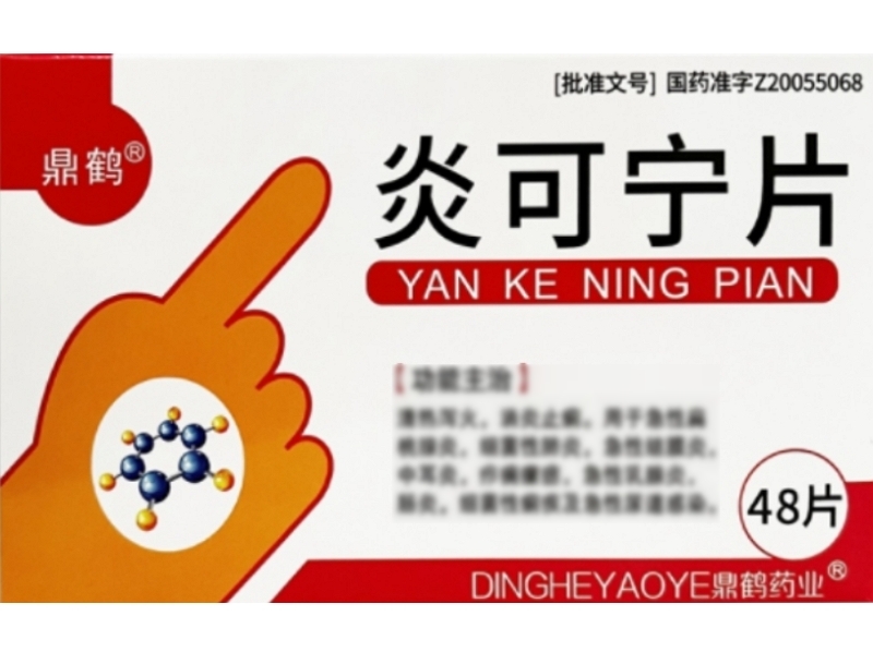 鼎鹤炎可宁片招商代理 48片