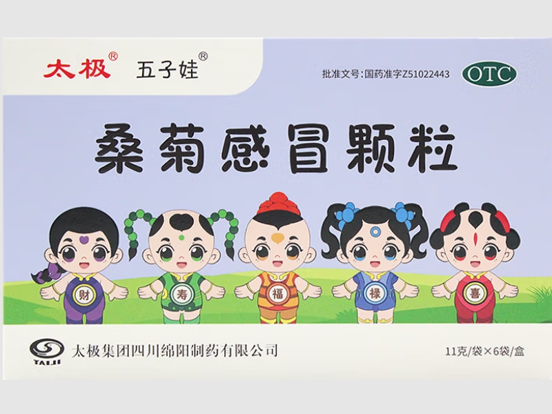 太极/五子娃桑菊感冒颗粒招商代理 6袋