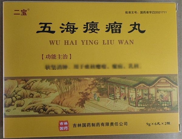 二宝五海瘿瘤丸招商代理 12丸 二宝